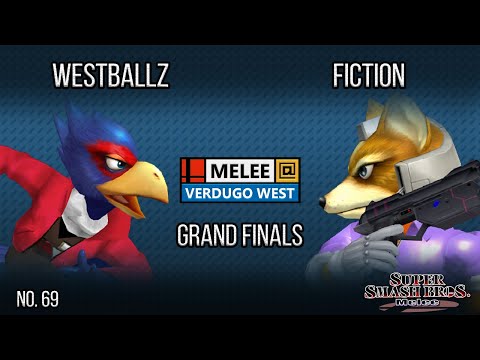 Melee @ Verdugo #69 - Westballz (Falco) VS Fiction (Fox) - SSBM - Grand Finals