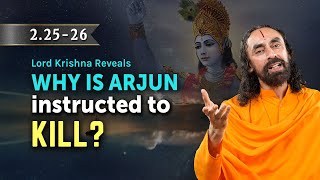 Why did Shree Krishna instruct Arjun to kill? Swami Mukundananda | Bhagavad Gita