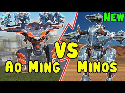 MINOS VS AO MING - Titan 1on1 War Robots Battle Arena Gameplay WR