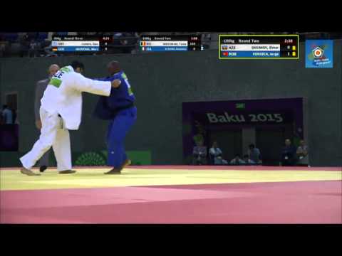 Jorge Fonseca vs Elmar Gasimov European games Baku 2015