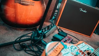 Video thumbnail for ACOUSTIC GUITAR SET UP - FENDER ACOUSTIC 100 by Dylan Robertson