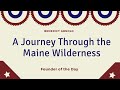 Arnold's Journey Through the Maine Wilderness