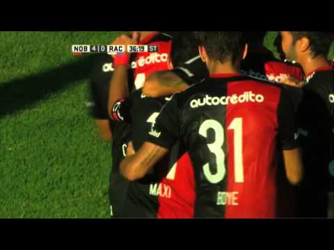 Gol de Rodríguez. Newell's 4 - Racing 0. Fecha 3. Primera División 2016.