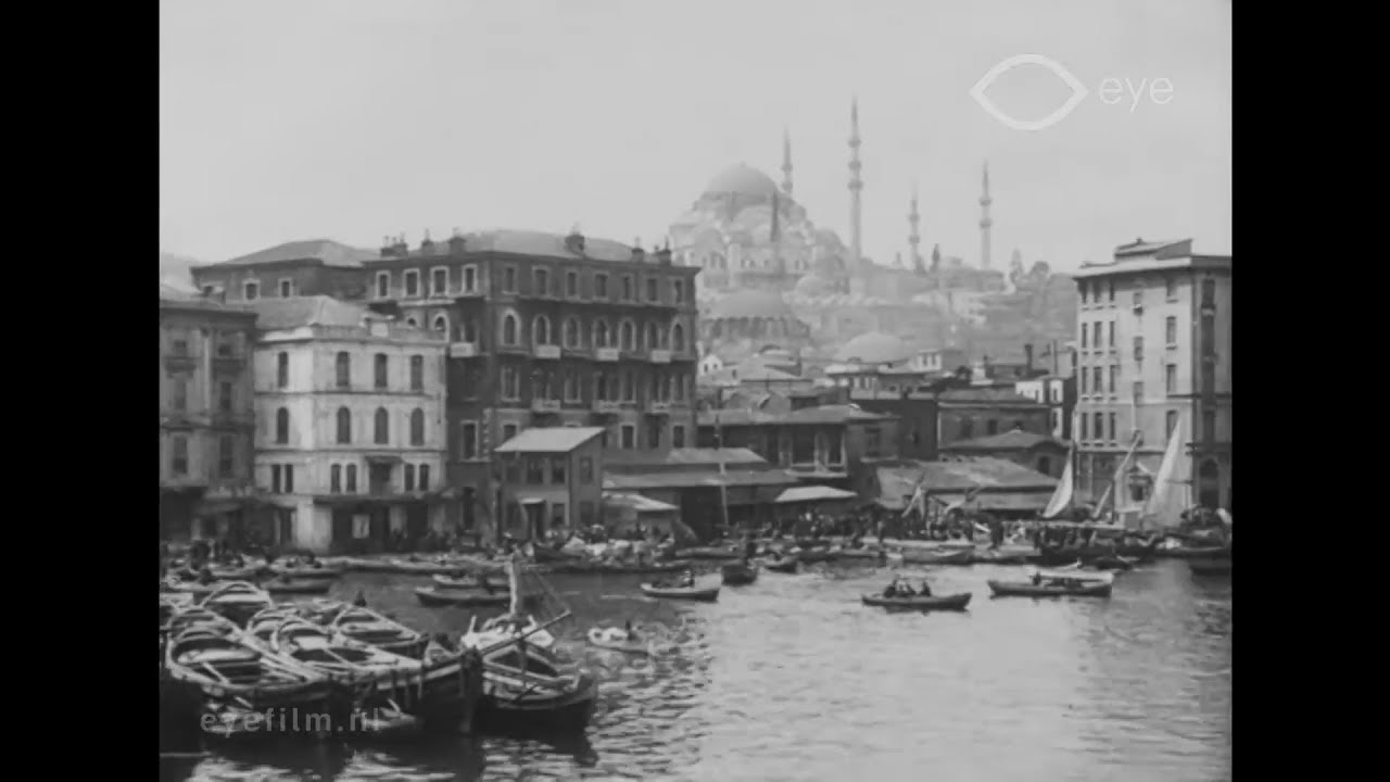 Constantinopel, natuuropname van de grootste stad van Zuid-Europa