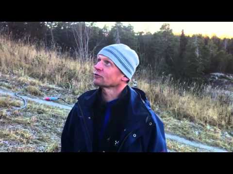 Jonny lagar snökanonen.