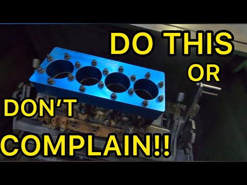 MOST USE A TORQUE PLATES  on duramax engines.