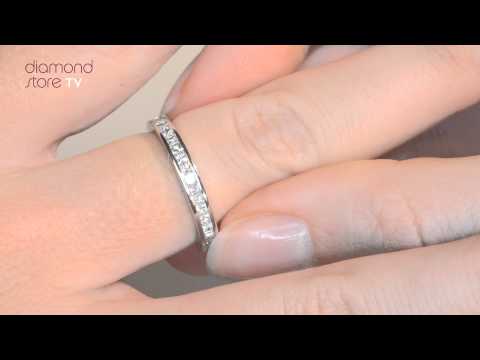 HG31 - 1ct Platnium Lauren Diamond Eternity Ring