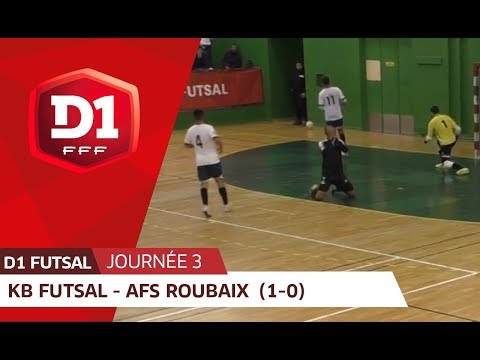 J3 : Kremlin Bicêtre Futsal - AFS Roubaix (1-0)