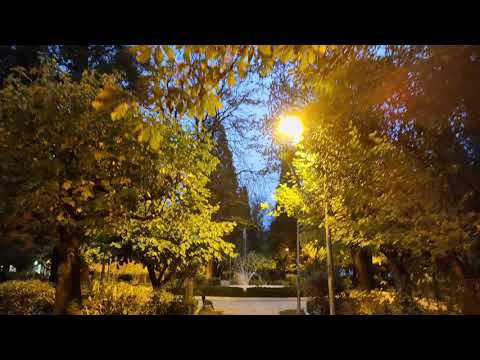 A walk in one of the parks of Tripoli, Greece.