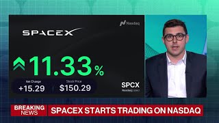 SpaceX Begins Trading on the Nasdaq After Record IPO