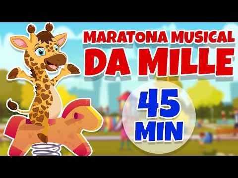 Maratona Musical da Mille - Giramille 45 min | Desenho Animado Musical