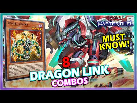 8 DRAGON LINK MUST KNOW COMBOS FT. NEW SUPPORT IN YUGIOH MASTER DUEL