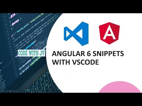 Angular 6 Code Snippets With Visual Studio Code