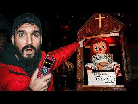 THE REAL ANNABELLE ATTACKED US at HAUNTED WARREN MUSEUM *TERRIFYING*