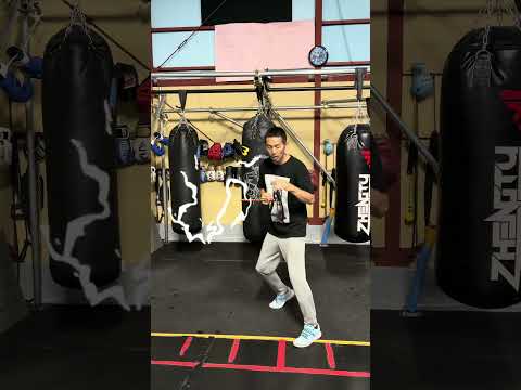 アリシャッフルからサイドへ！ボクシングのフットワーク練習🥊