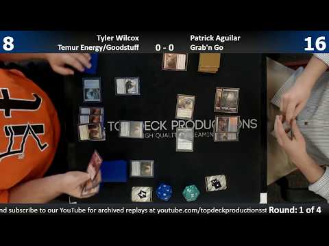 Standard FNM w/ Comm 7/14/17: Tyler Wilcox (Temur Energy Goodstuff) vs. Patrick Aguilar (Grab'N Go)