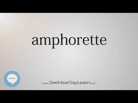 amphorette (Every English Word Pronounced) 📕🔊🗣️😎✅