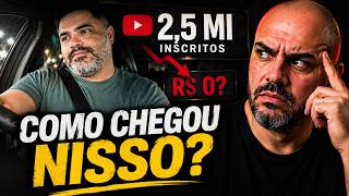 Ele Tem 2,5 Milhões de Inscritos — E Está Fazendo Uber Para Sobreviver