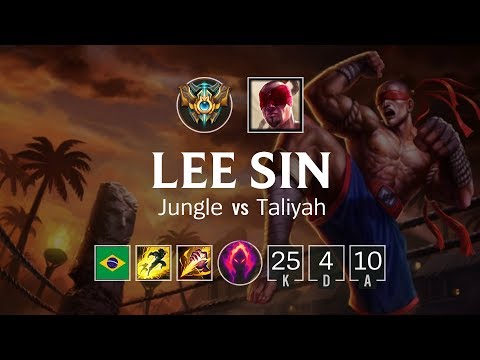 Lee Sin Jungle vs Taliyah - BR Challenger Patch 8.19