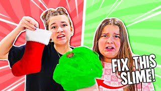 CHRISTMAS STOCKINGS PICK Our SLIME INGREDIENTS!! | JKREW