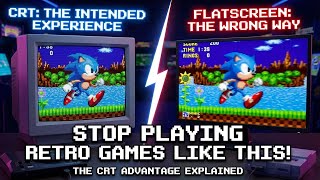 Why Old Games Look BAD on Modern Displays (And Why You Need a CRT)