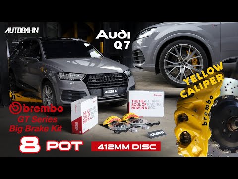 Brembo GT Series 8-Piston 412x36mm on Audi Q7 (Front Big Brake Kit)