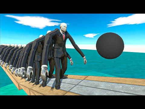 Units Climb the Cannonball Path - Animal Revolt Battle Simulator