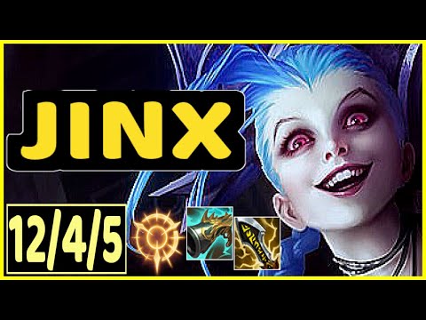 JINX VS XAYAH - 12/4/5 KDA ADC GAMEPLAY