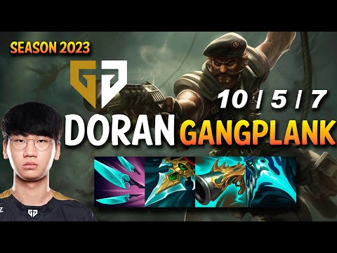 Gen Doran GANGPLANK vs JAX Top - KR Ranked