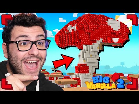 Insane Build: Huge Mushroom in Vanilla 2! 🍄