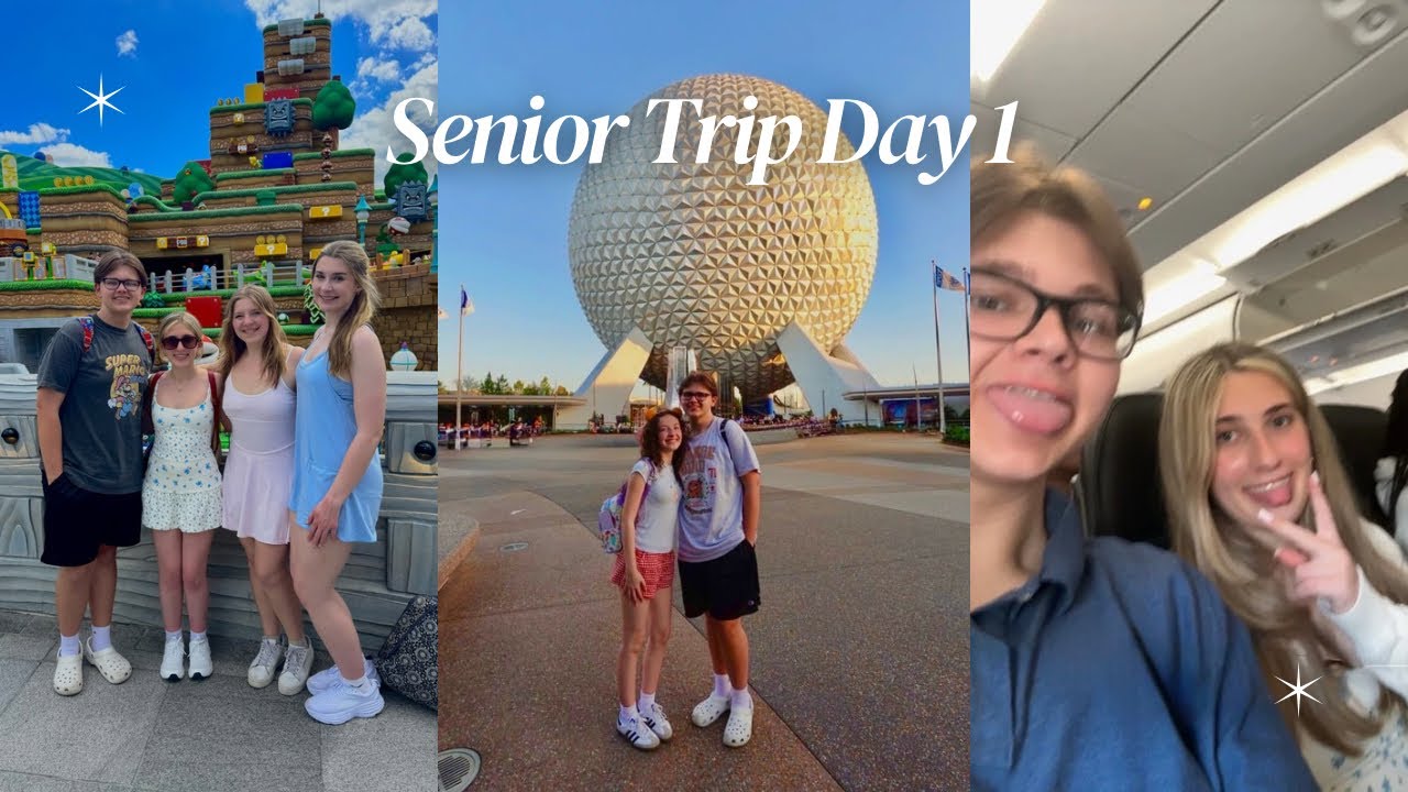 SENIOR TRIP DAY 1: Airport, Epic Universe, & Epcot ✨
