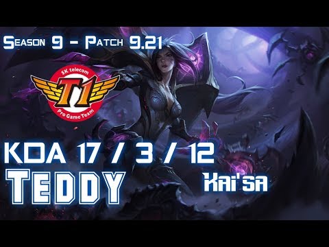 SKT T1 Teddy KAI'SA vs JINX ADC - Patch 9.21 EUW Ranked