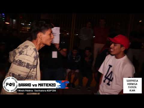 🔥 BARRIO vs MATIENZO - Semifinal - Colectivo P09 - Clasificatoria ACDP*ZOO 🎙️🔥