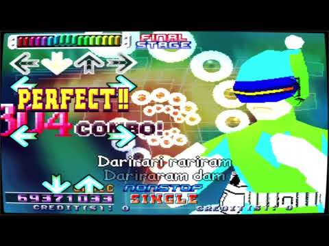 (MAME 0.238) Dance Dance Revolution 3rdMIX PLUS - G*A22 VER. JAA (Gameplay)