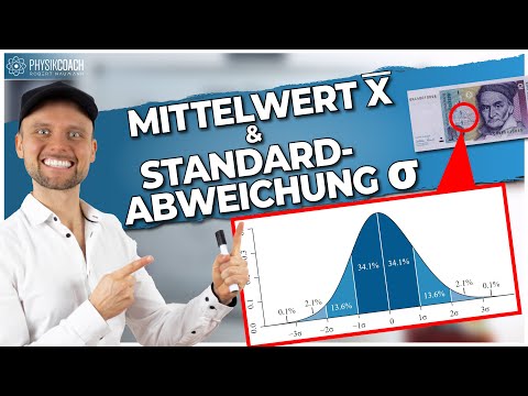 Mittelwert, Standardabweichung und Gaußverteilung (Normalverteilung) | Fehlerrechnung