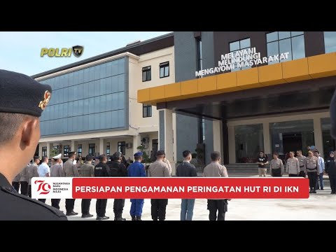 POLDA KALTIM GELAR APEL PASUKAN PAM RANGKAIAN UPACARA HUT RI KE-79