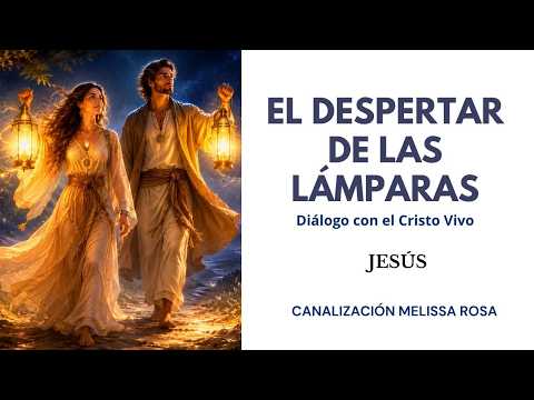 Diálogo con el Cristo Vivo EL DESPERTAR DE LAS LÁMPARAS💗💫Mensaje de Jesús🦋Canalización Melissa Rosa