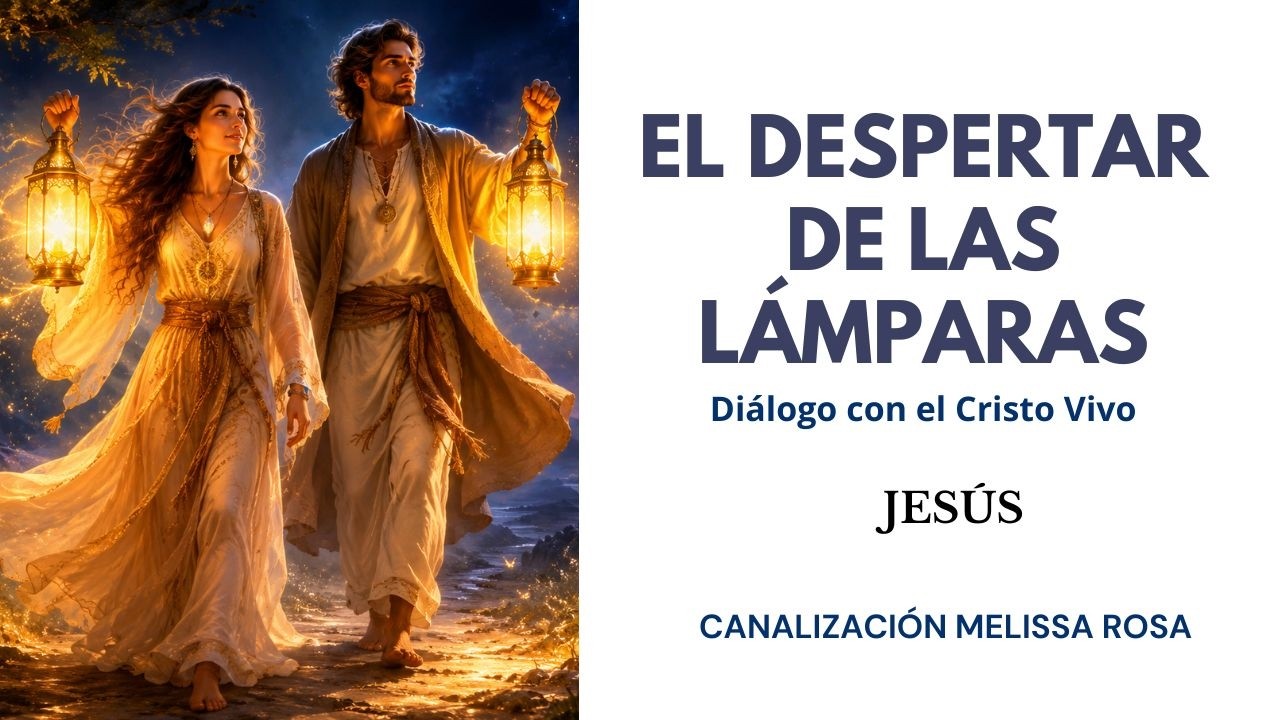 Diálogo con el Cristo Vivo EL DESPERTAR DE LAS LÁMPARAS💗💫Mensaje de Jesús🦋Canalización Melissa Rosa