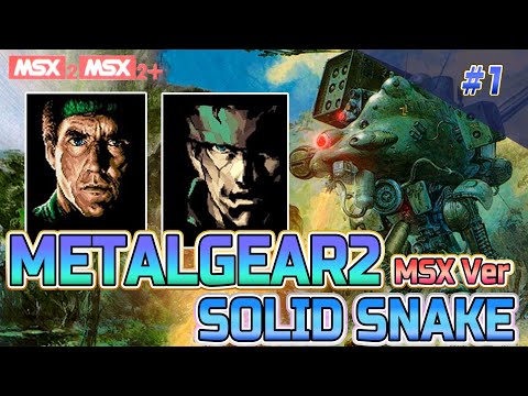 Metal Gear 2 - Solid Snake (1990, MSX2, Konami)