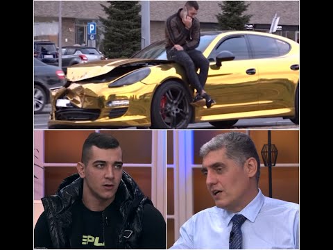 NERAD TIPS i MIROLJUB PETROVIC - "Ubice me cale" - Ispovest vlasnika slupanog zlatnog Porsche-a!