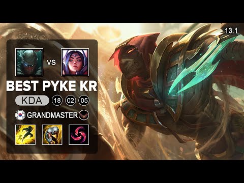 Pyke vs Irelia Mid - KR Challenger - Patch 13.1 Season 13