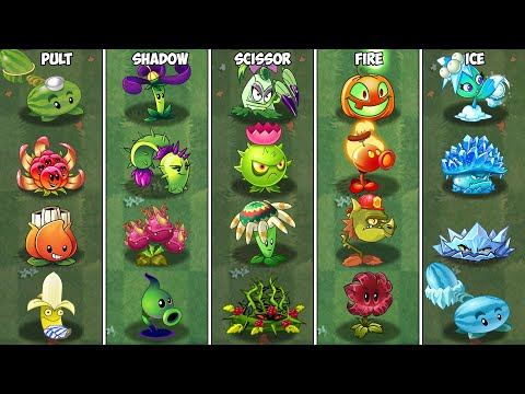 PvZ 2 Plant Team  - Banana Team Vs Pokra Team Vs Ice Shroom Team - Which plant team is strongest?