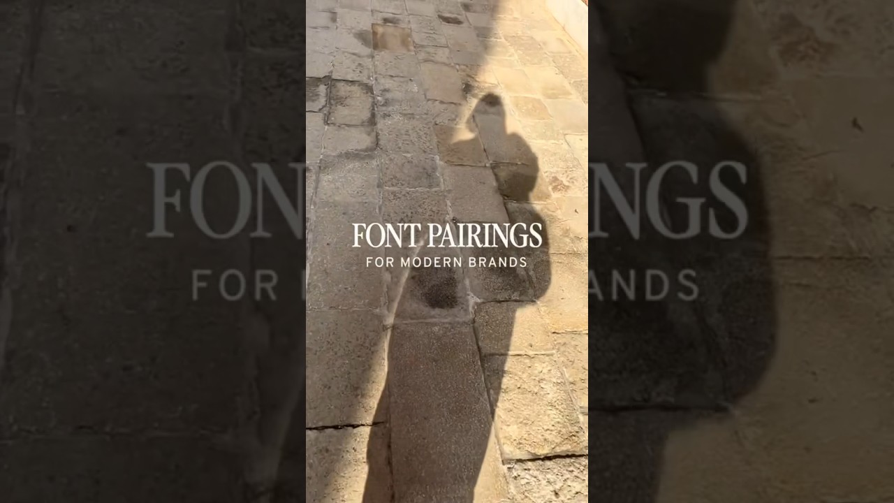Font Pairing Tips (Modern Brands) #font #graphicdesign