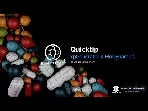 X-Particles Quick Tip - xpGenerator MoDynamics