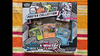 Pokemon Black bolt  and White flare poster collection