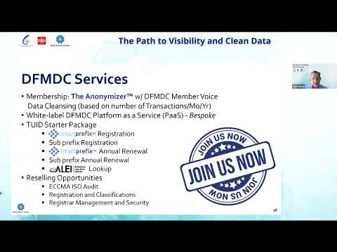 John Hesse Summarizes DFMDC and ECCMA 2022 07 14 TUID and ISO Standards