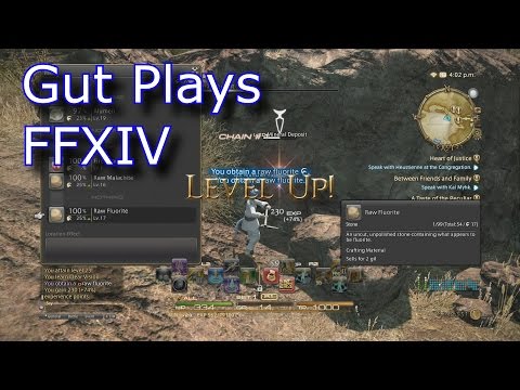 Leveling Miner up to 25 - Final Fantasy XIV Ep 6