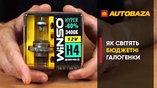 Winso Hyper +60% H4 60/55W 12V 712430 [2 шт.] - відео 1