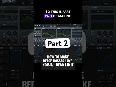 Part 2 - How to: "Noisa - Dead Limit" Neuro Bass in Serum in 60 seconds - Neuro Drum & Bass tutorial