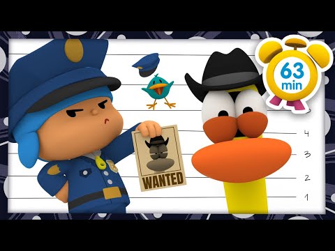 👮 POCOYO TÜRK - Polis Taklidi Yap [ 63 dakika ] Çocuklar için ÇIZGI FILMLER